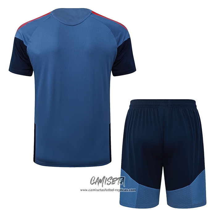 Chandal del Bayern Munich 2026-2027 Manga Corta Azul - Pantalon Corto
